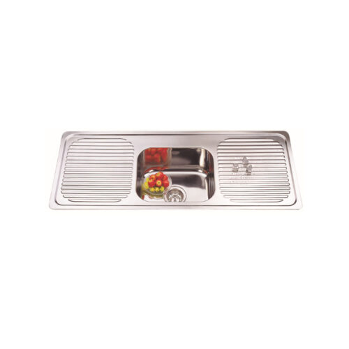 BUK Traditionell Single Bowl Sink With Double Drainer 1TH