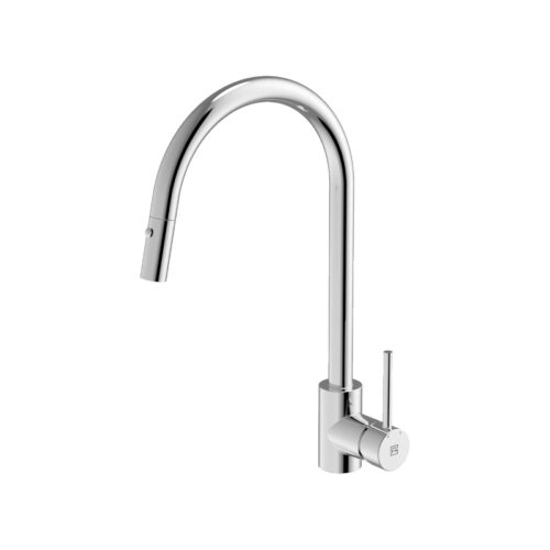 Gareth Ashton 304 Gooseneck Kitchen Mixer with Dual Spray Pull Out Function