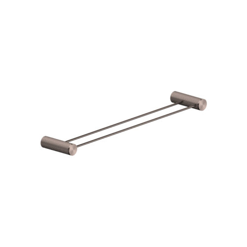 Nero Opal Double Towel Rail 600mm