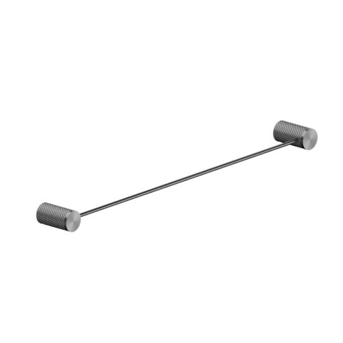 Nero Opal Single Towel Rail 600mm