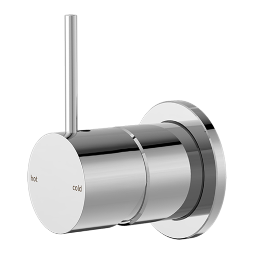Nero Mecca Shower Mixer Handle Up 60mm Plate With Universal Body