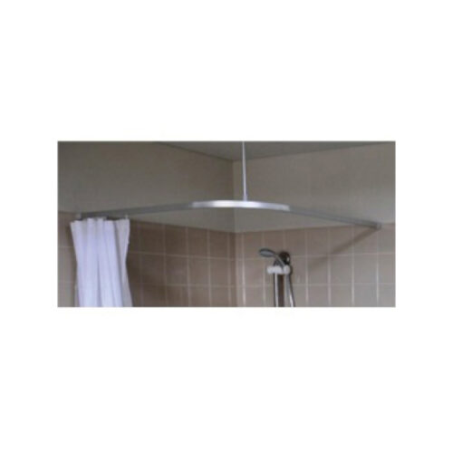 Metlam 1200mm x 1200mm L Bend Shower Curtain Track System