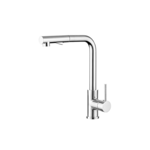Nero Pull Out Sink Mixer with Vegie Spray Function Chrome