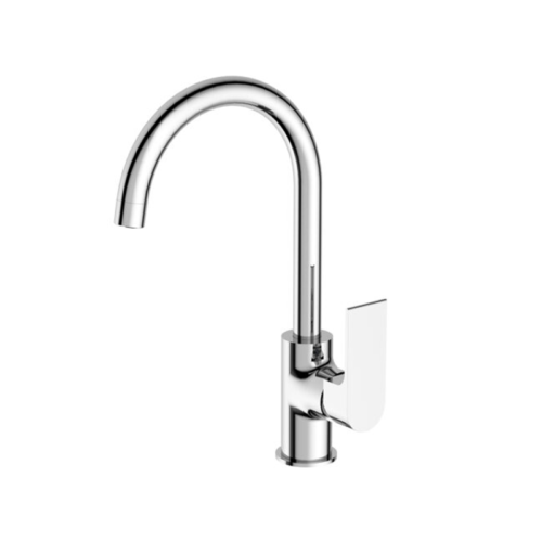 Nero Bianca Kitchen Mixer Gooseneck Spout