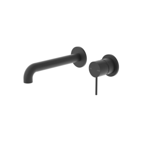 Nero Mecca Wall Basin / Bath Mixer Separate Back Plate 185mm With Universal Body