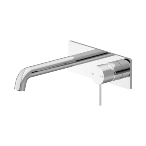 Nero Mecca Wall Basin / Bath Mixer 160mm With Universal Body