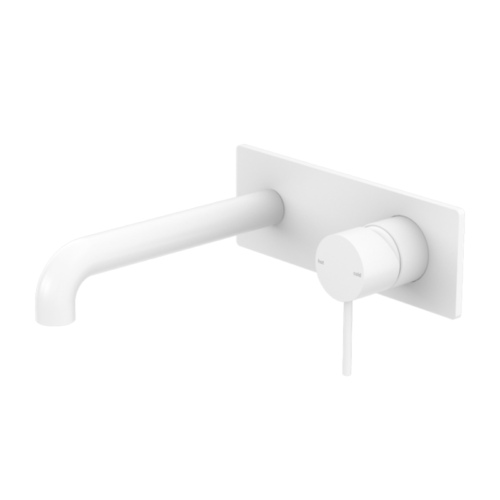 Nero Mecca Wall Basin / Bath Mixer 120mm With Universal Body