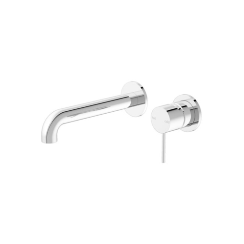 Nero Mecca Wall Basin / Bath Mixer Separate Back Plate 120mm With Universal Body