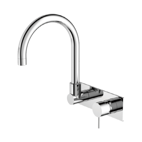 Nero Mecca Wall Basin / Bath Mixer Swivel Spout With Universal Body