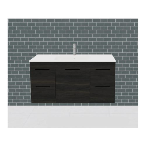 Timberline Bargo Wall Hung Vanity With Haven Matt Dolomite Top