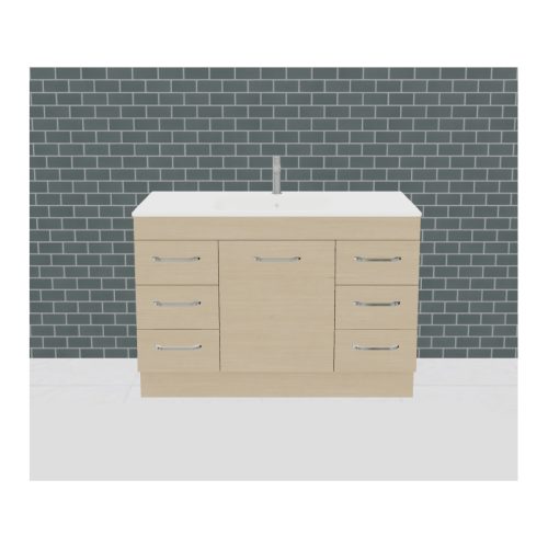 Timberline Bargo Floorstanding Vanity With Haven Matt Dolomite Top