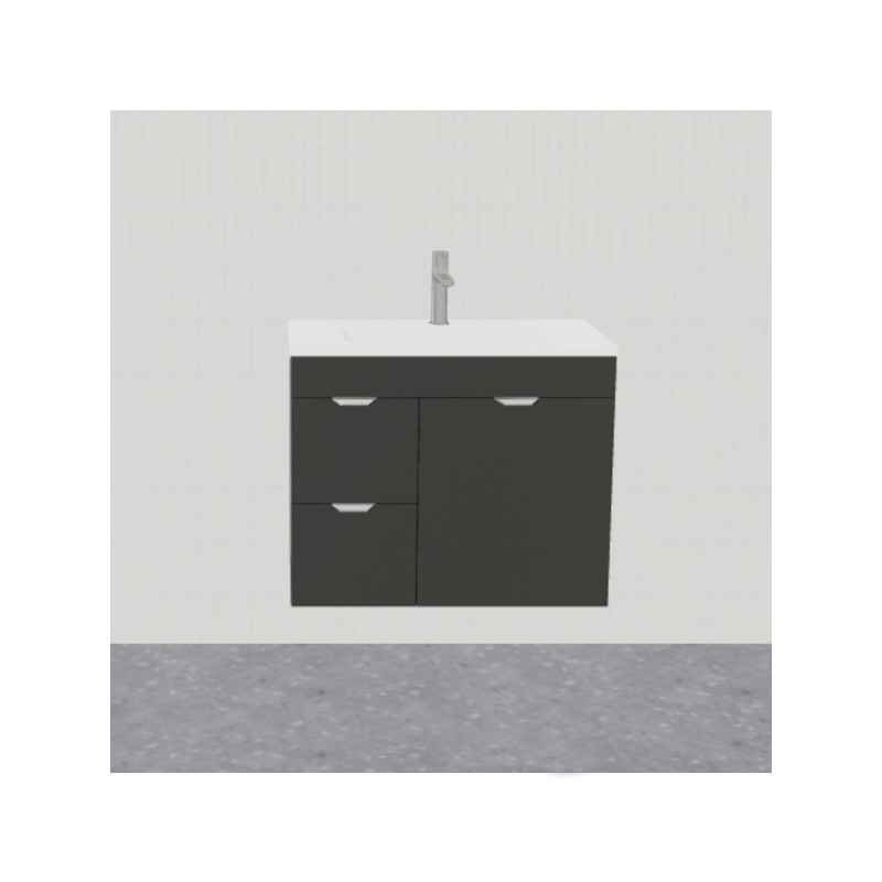 Timberline Ensuite Wall Hung Vanity Mineral Composite Top