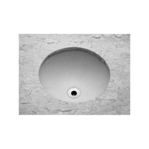 Johnson Suisse Emilia Round Compact Undercounter Vanity Basin With 32mm Pop-up Waste
