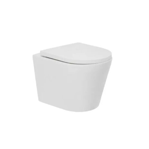 Johnson Suisse Venezia Wall Hung Rimless Pan With Seat Toilet Suite