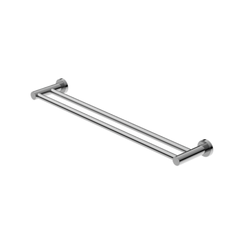 Nero Mecca Double Towel Rail 600mm