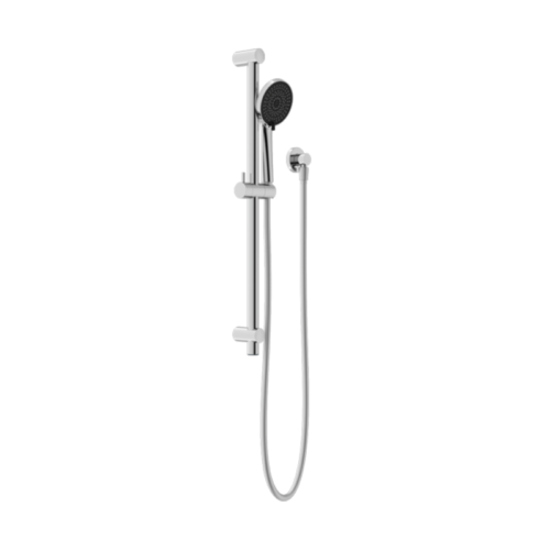 Nero Round Metal Project Rail Shower