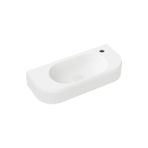 Fienza Minka Solid Surface Wall Basin With Tap Hole