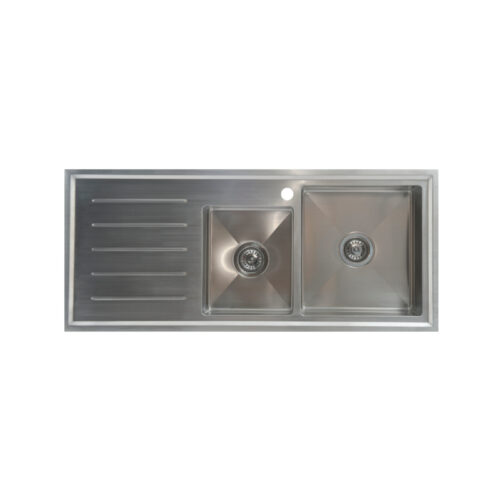 Uptown KS1150 Double Bowl Sink With Drainer
