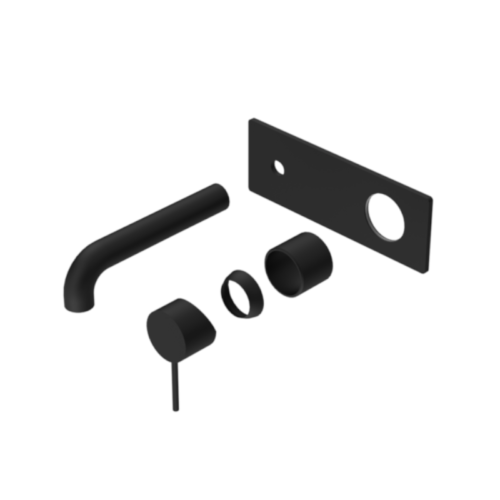 Nero Mecca Wall Basin / Bath Mixer 120mm Trim Kit Only