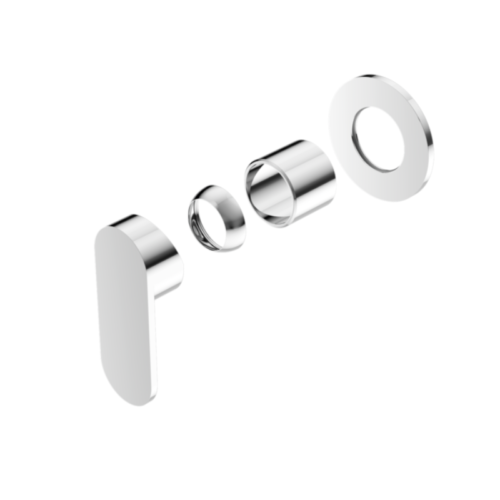 Nero Ecco Shower Mixer 80mm Round Plate Trim Kit Only
