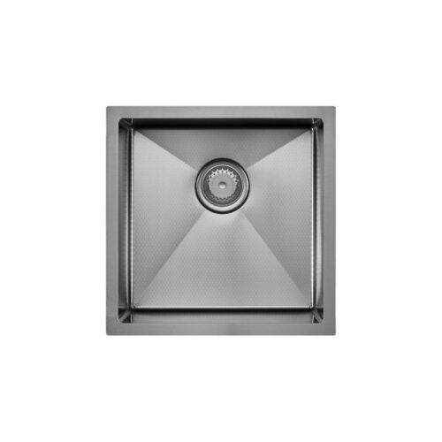 Fienza Hana Anti-Scratch 32L Single Kitchen Sink PVD Gun Metal
