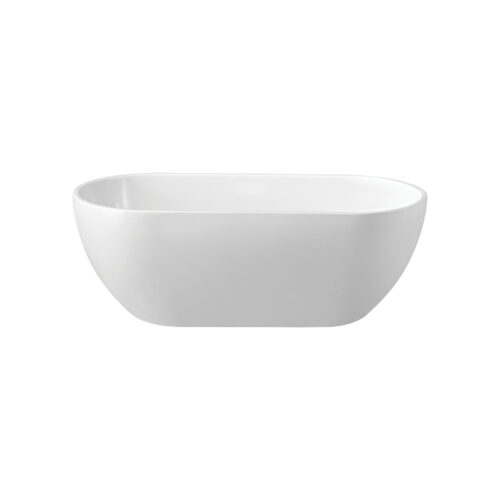 Fienza Koko Freestanding Acrylic Bath 1680mm Gloss White