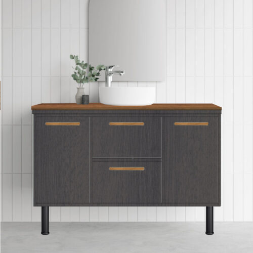 Marquis Palm On Legs Vanity With Timber Top