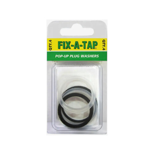 Fix-A-Tap Pop Up Plug Waste Washer Pack Of 4