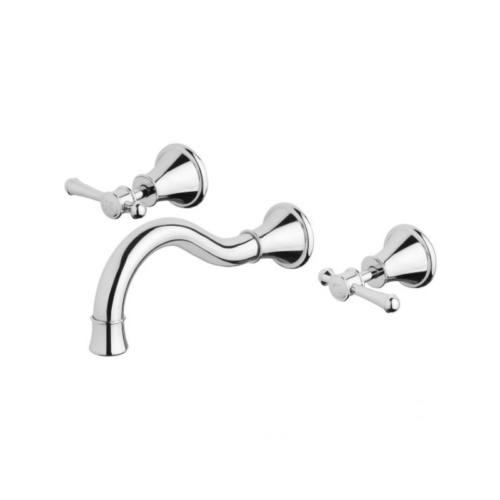 Phoenix Nostalgia Lever Basin Bath Set 180mm Shepherds Crook