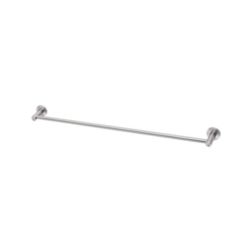 Phoenix Radii SS 316 Single Towel Rail 800mm Round Plate