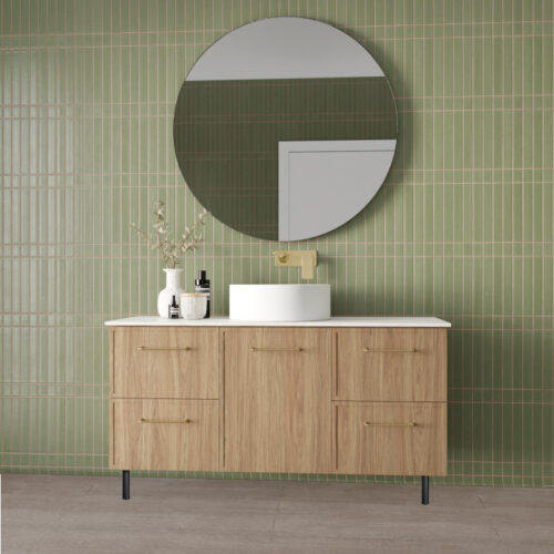 Marquis Hamilton On Legs Vanity With Above Counter Basin Timber Top