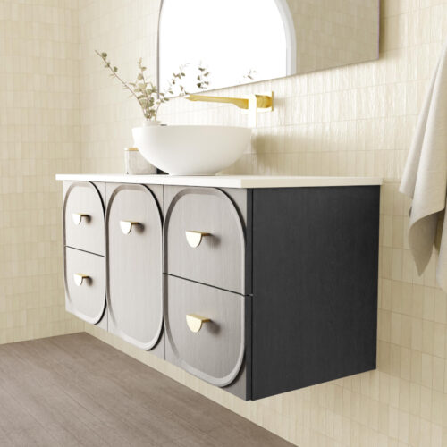 Marquis Port Wall Hung Vanity With Above Counter Basin Vasari Top