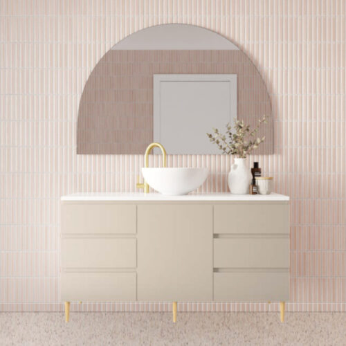 Marquis Riviera On Legs Door And Drawer Vanity With Above Counter Basin Dekton Top
