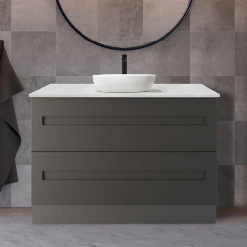 Marquis Gold On Kick Drawer Only Vanity With Above Counter Basin Symphony Top