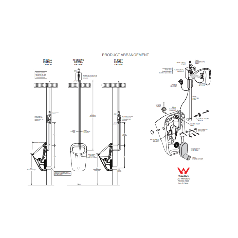 johnson-suisse-venezia-sentinel-urinal-with-microwave-flush-valve-system_specs