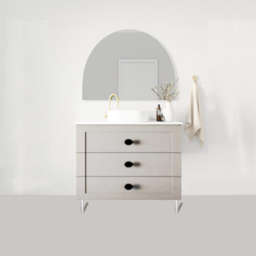 Marquis Provincial On Legs Drawer Only Vanity Above Counter Basin Caesarstone Top