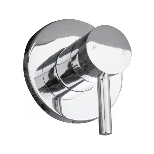 Linkware Dan Elle Wall Mixer Round Plate