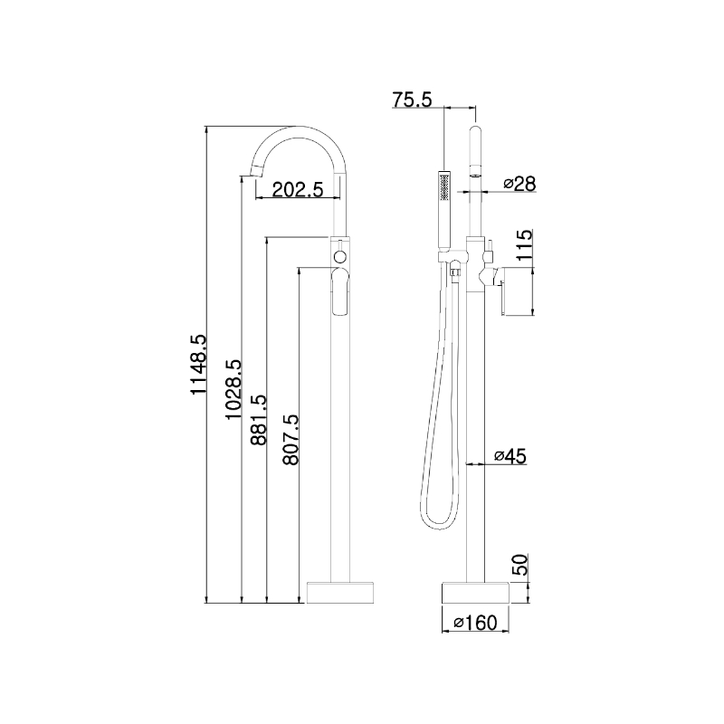 millennium-akemi-bath-filler-with-handshower_specs