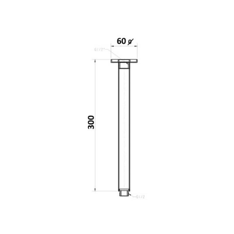 millennium-akemi-ceiling-dropper-300mm_specs