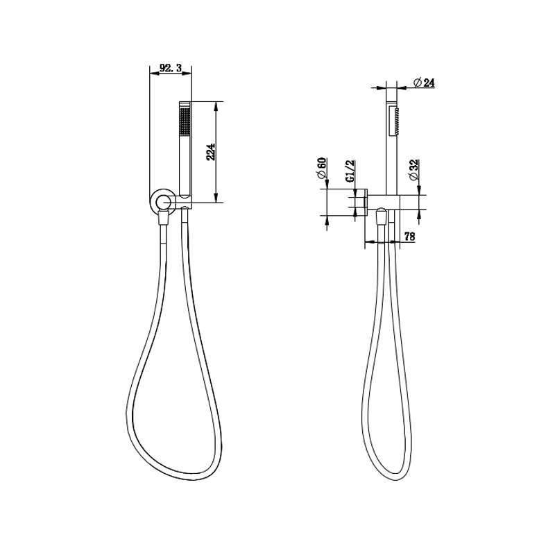 millennium-cioso-hand-shower-on-swivel-bracket_specs