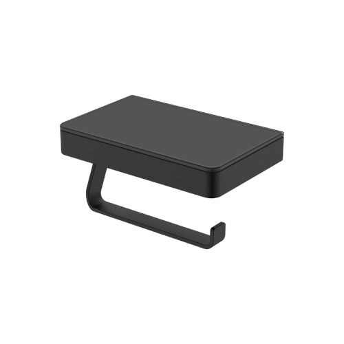 Fienza Tono Toilet Roll Holder with Glass Shelf