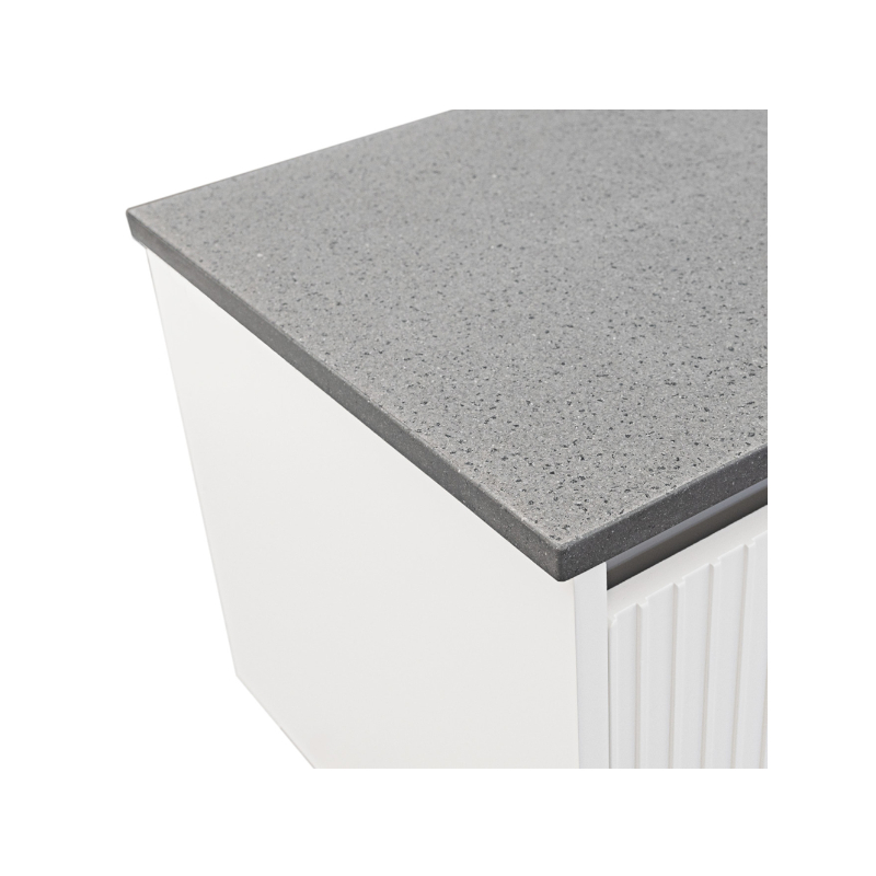 Moonscape Solid Surface Vanity Benchtop Corner