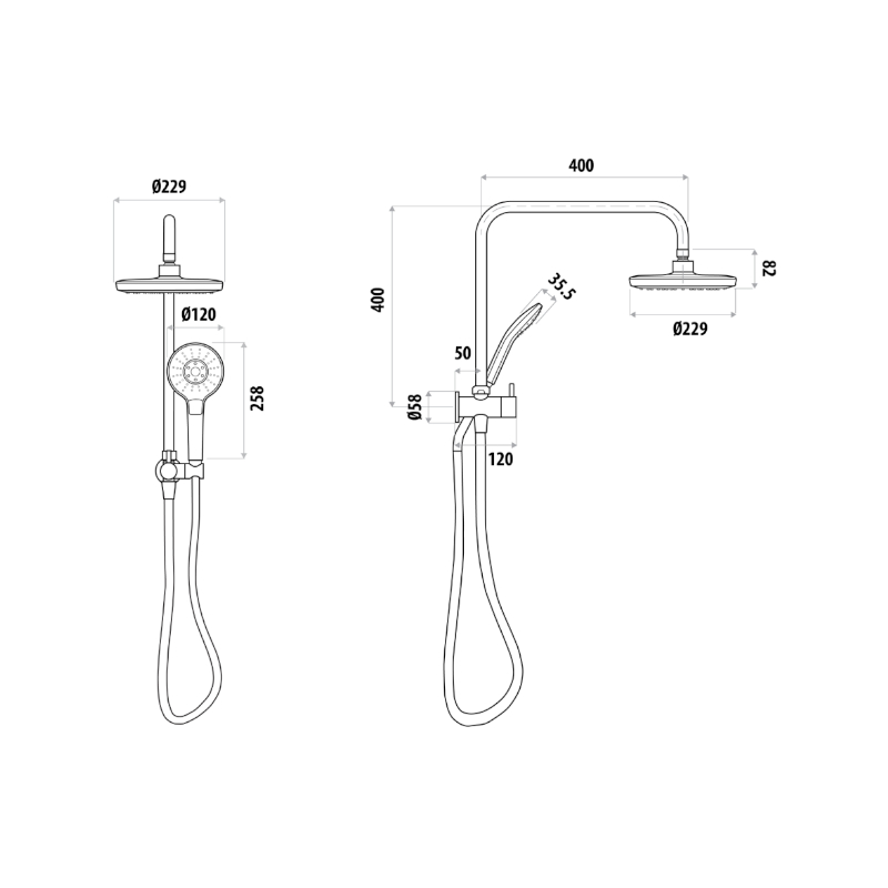 linkware-round-twin-shower-self-cleaning-head_specs
