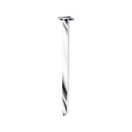 Linkware Square Ceiling Arm with Flange 450mm
