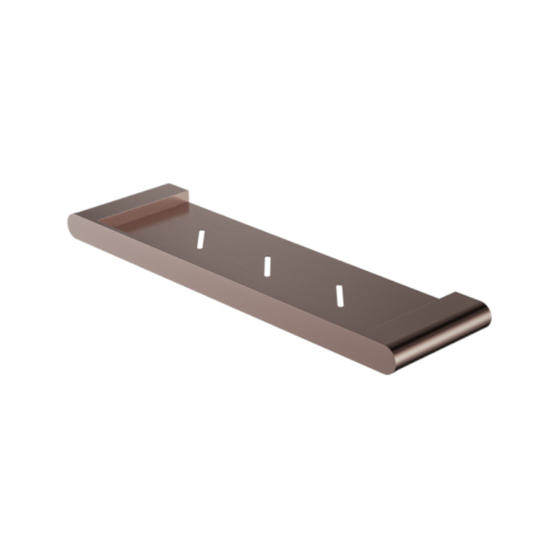 Nero Bianca Metal Shelf Brushed Bronze