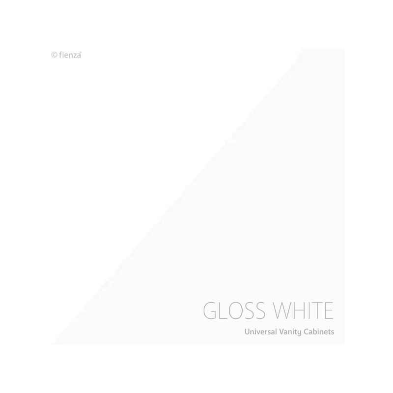 UV resistant, gloss white finish