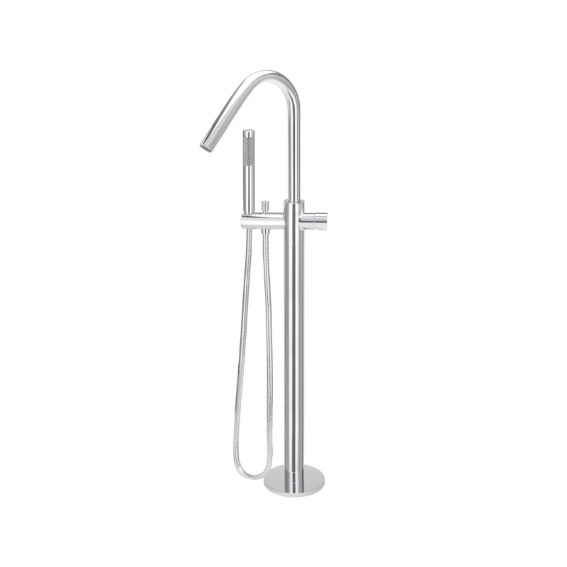 meir-round-pinless-freestanding-bath-spout-and-hand-shower_Chrome