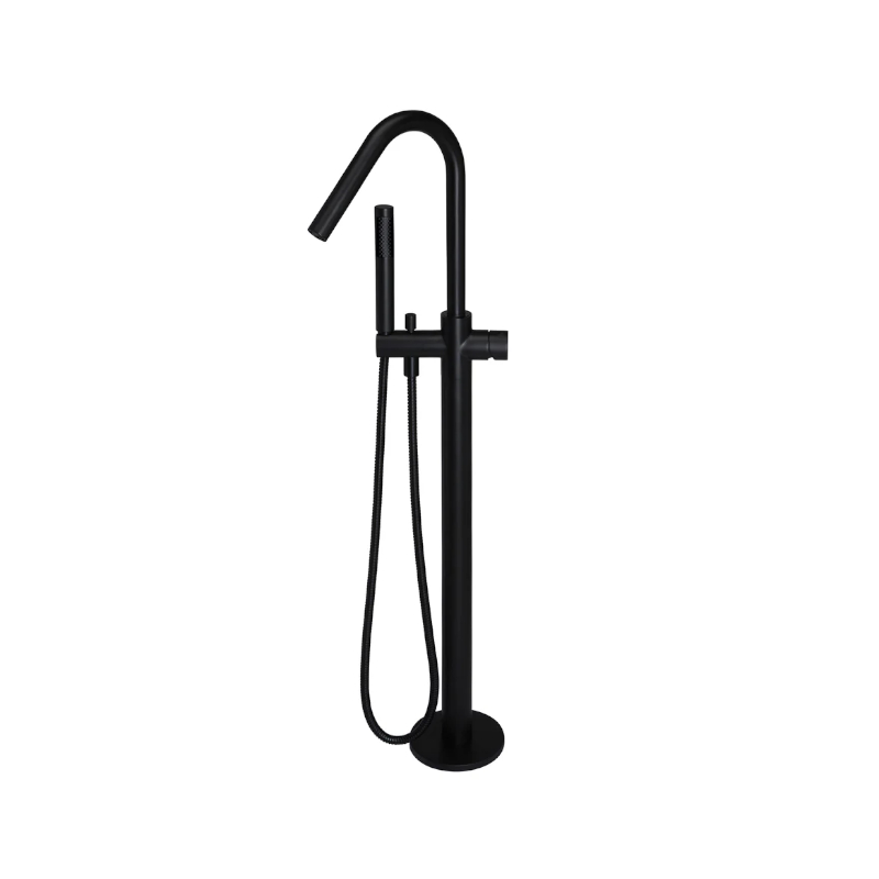 meir-round-pinless-freestanding-bath-spout-and-hand-shower_MatteBlack