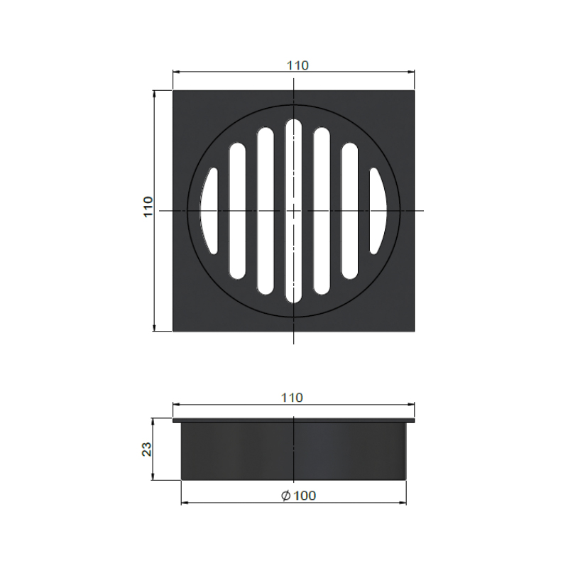 meir-square-floor-grate-shower-drain-100mm-outlet_specs