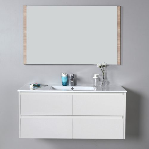 Aulic Leona Wall Hung Vanity with Crystal Ceramic Top